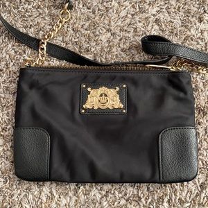 Juicy Couture black and gold cross body